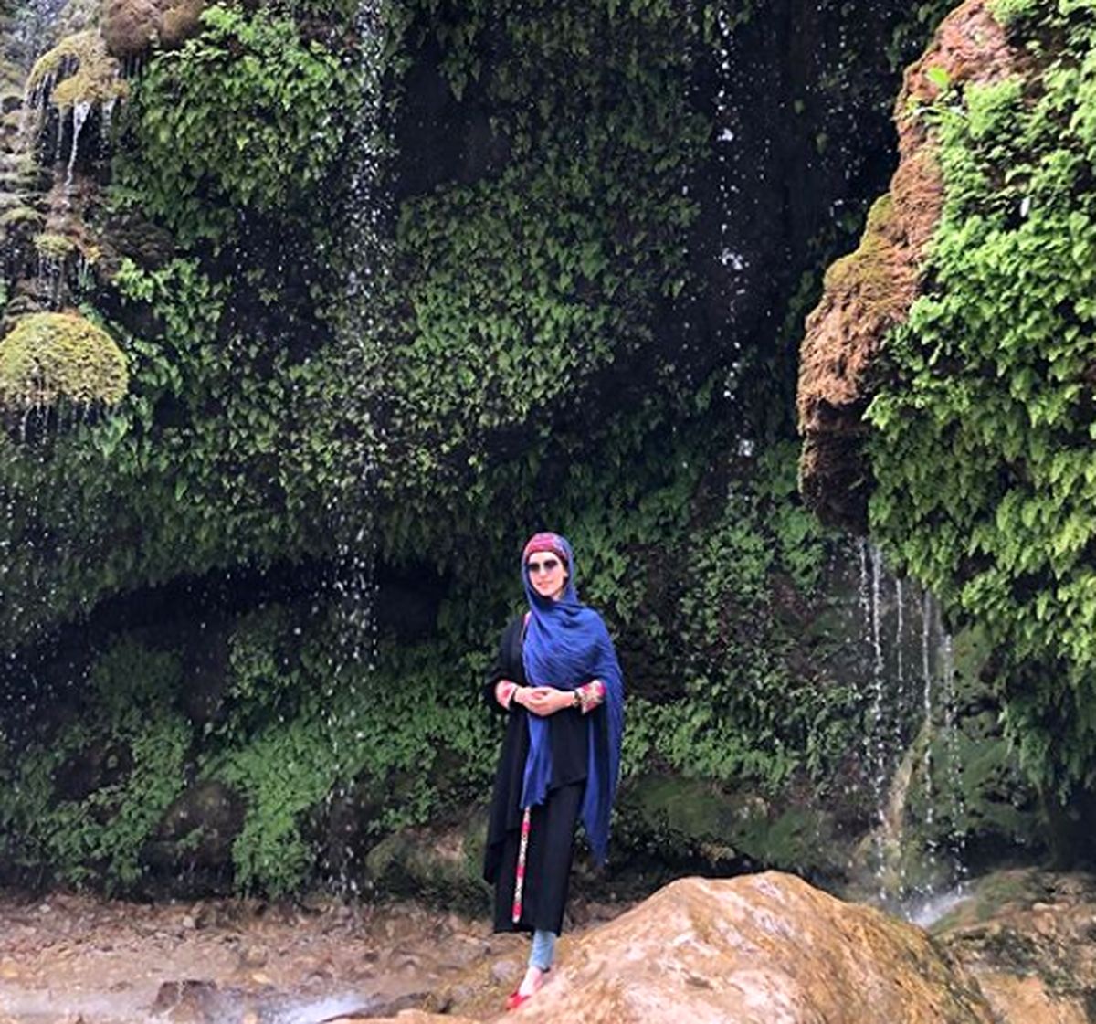 شهرزاد کمال زاده در طبیعت زیبای ارس