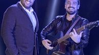 امیرعباس‌ گلاب و دوستش در کنسرت + عکس