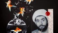 پیکر حاج آقا روی جسد پاسبان