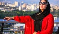 لاله اسکندری با مانتو جیغ قرمزش+عکس