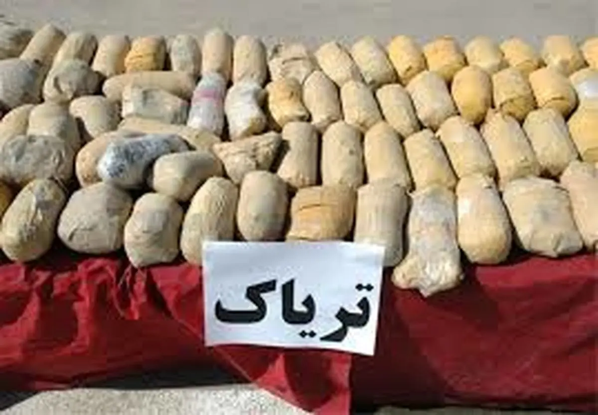 کشف 84کیلو تریاک در یک پراید