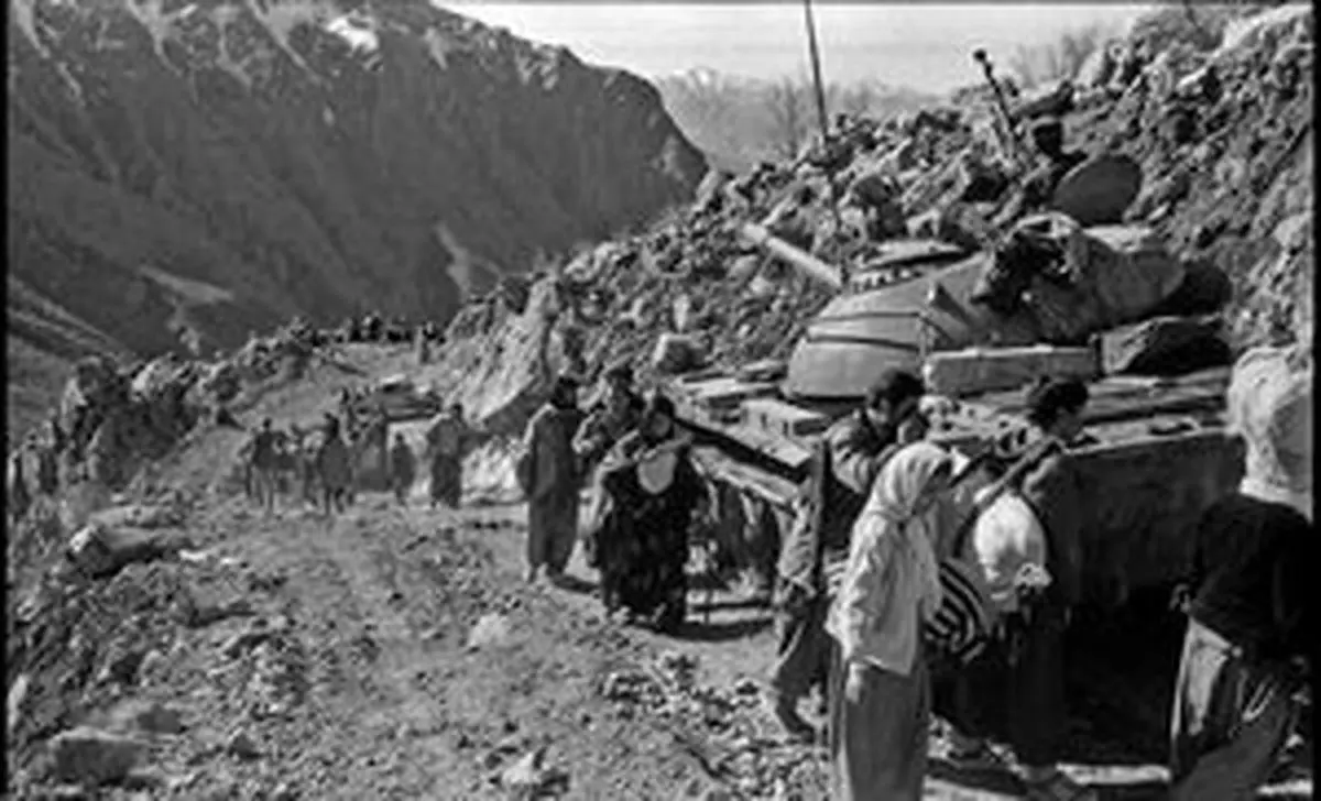 استقبال گرم مردم حلبچه از رزمندگان