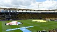 نمایی زیبا از ورزشگاه میزبان ایتالیا و سوئد/عکس