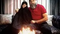 مادر مذهبی فوتبالیست مشهور  + عکس