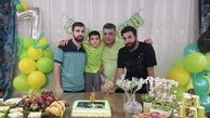 حسن شکوهی و نوه اش در تولد + عکس