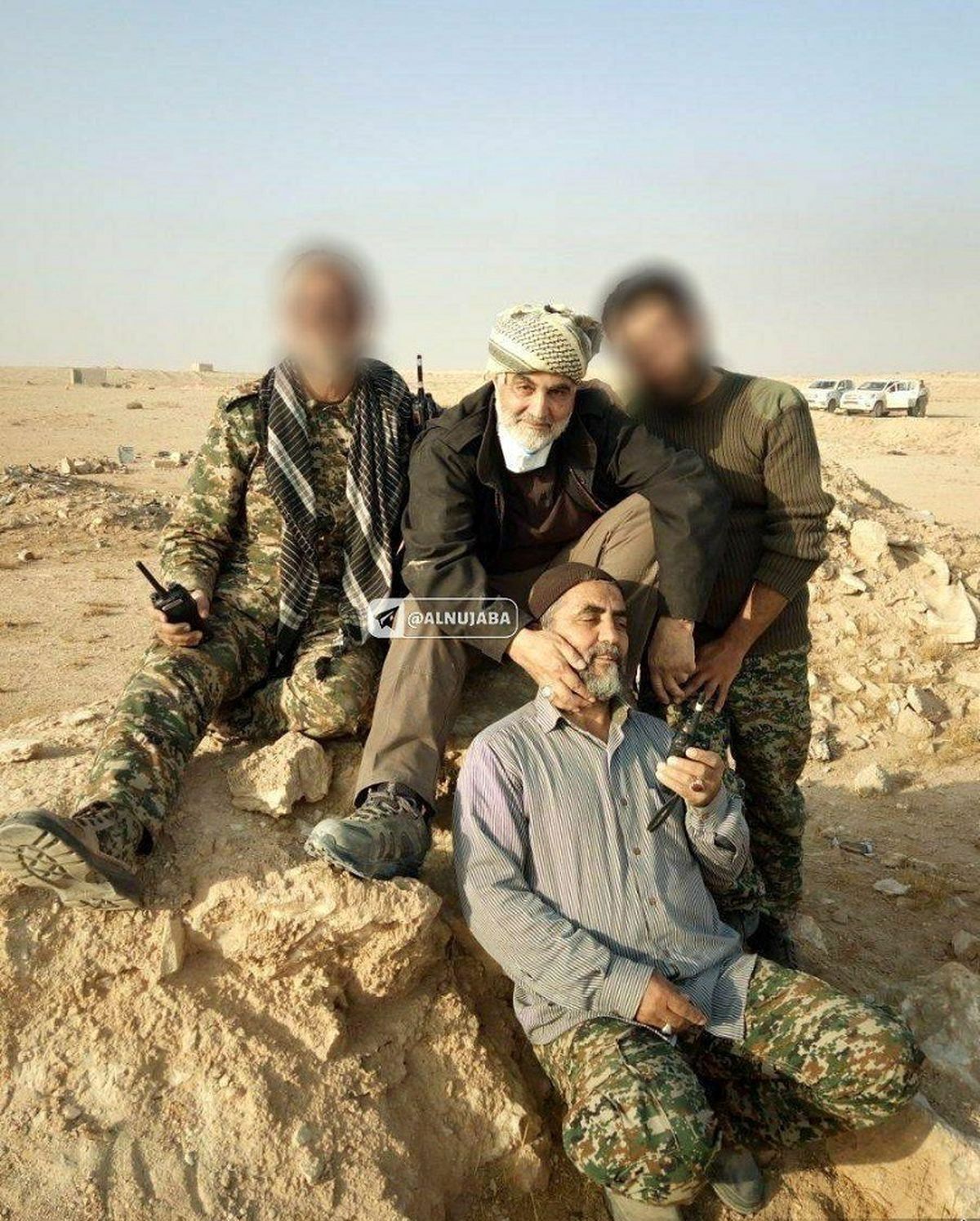 تصویر دیده نشده از سردار سلیمانی در جبهه مقاومت