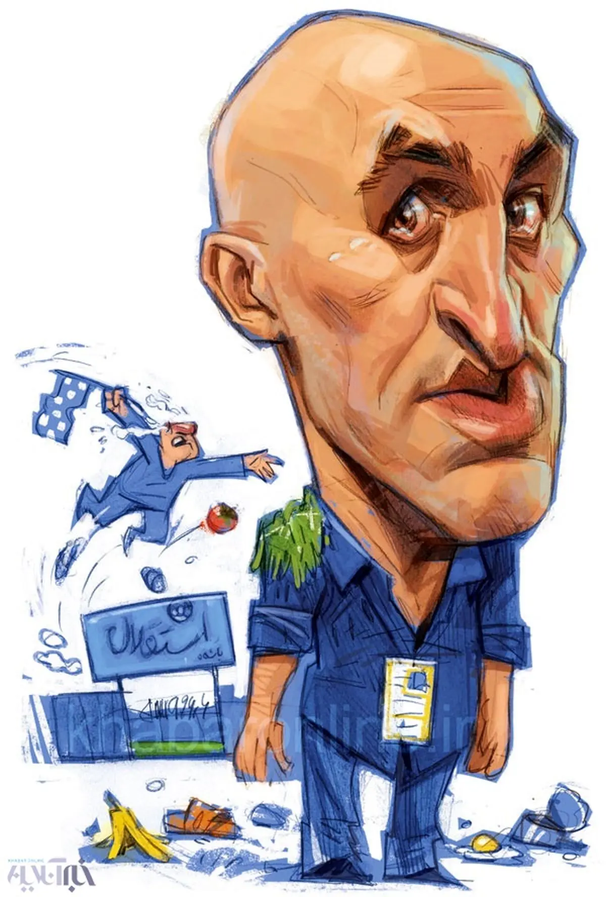 وضعیت بد منصوریان!/عکس