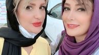 سیما مطلبی و‌دوستش + عکس