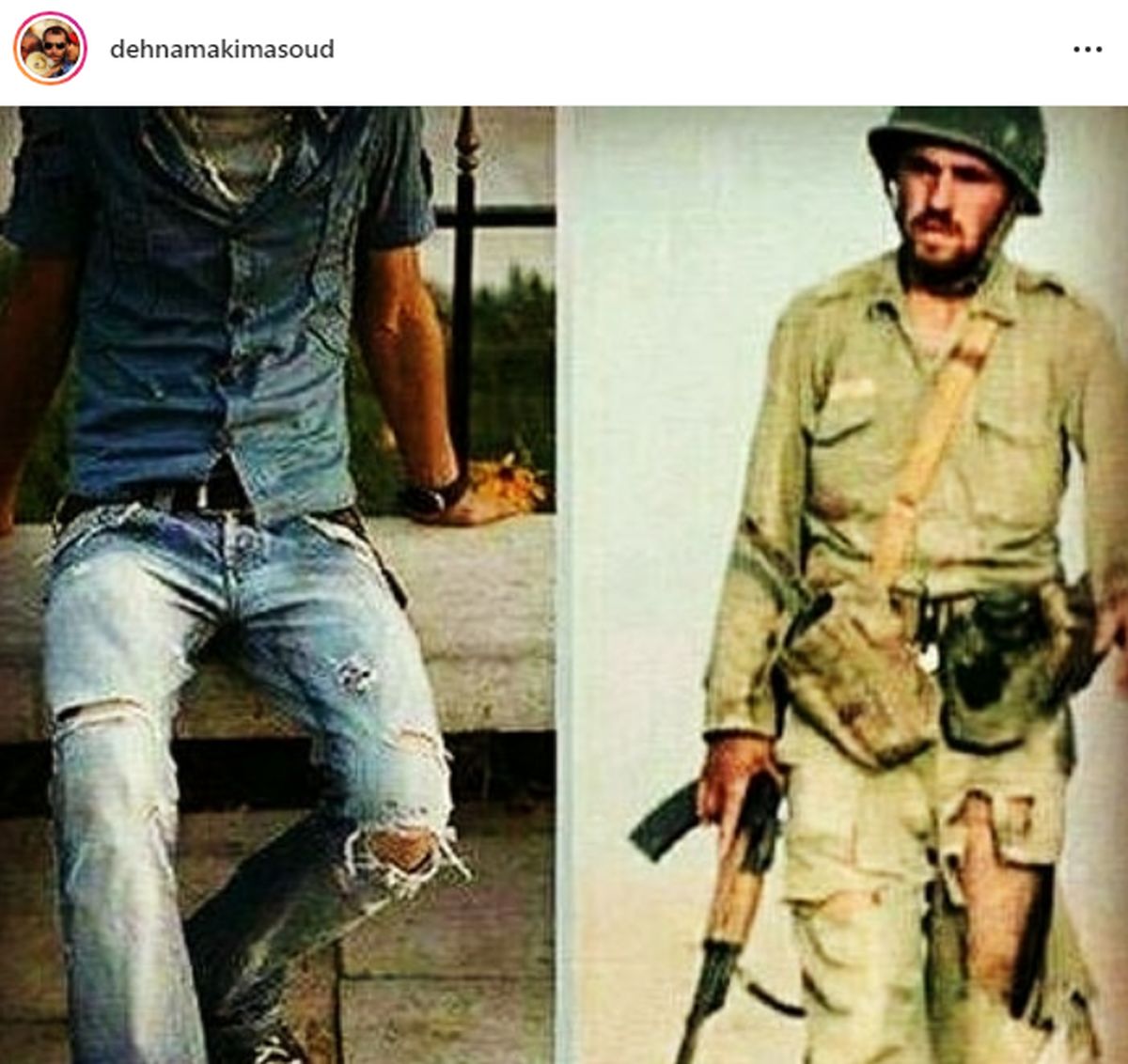 عکس جالب جوانان دیروز و امروز از دید ده نمکی