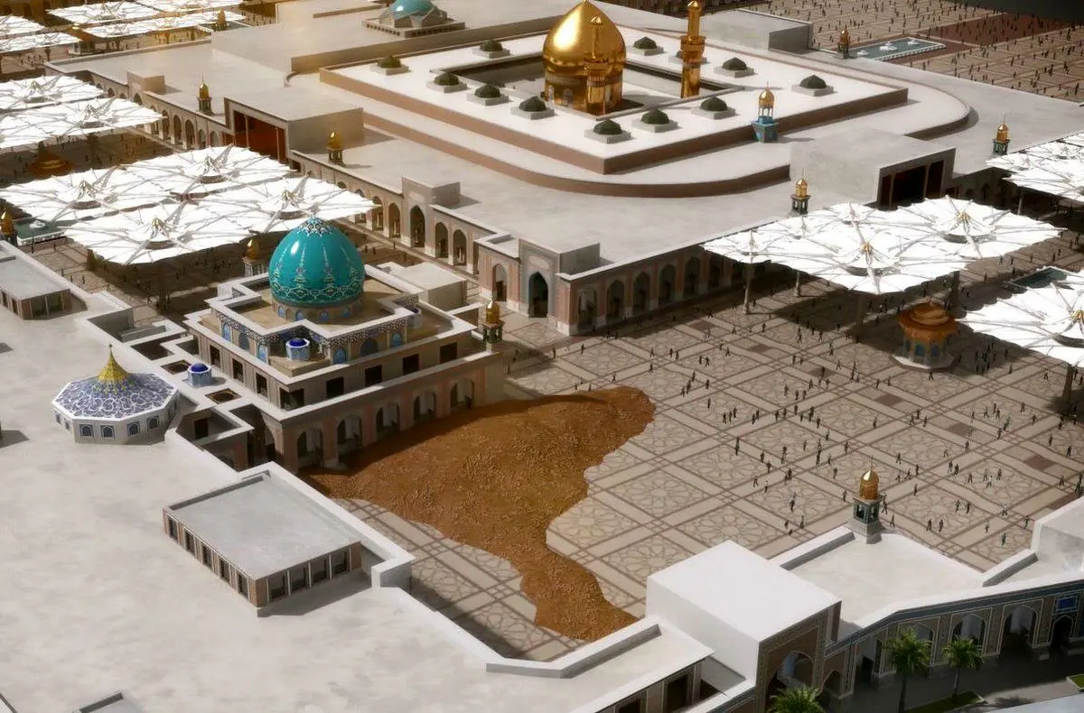 حرم امام حسین(ع) و تل زینبیه چه شکلی می‌شوند؟ + عکس