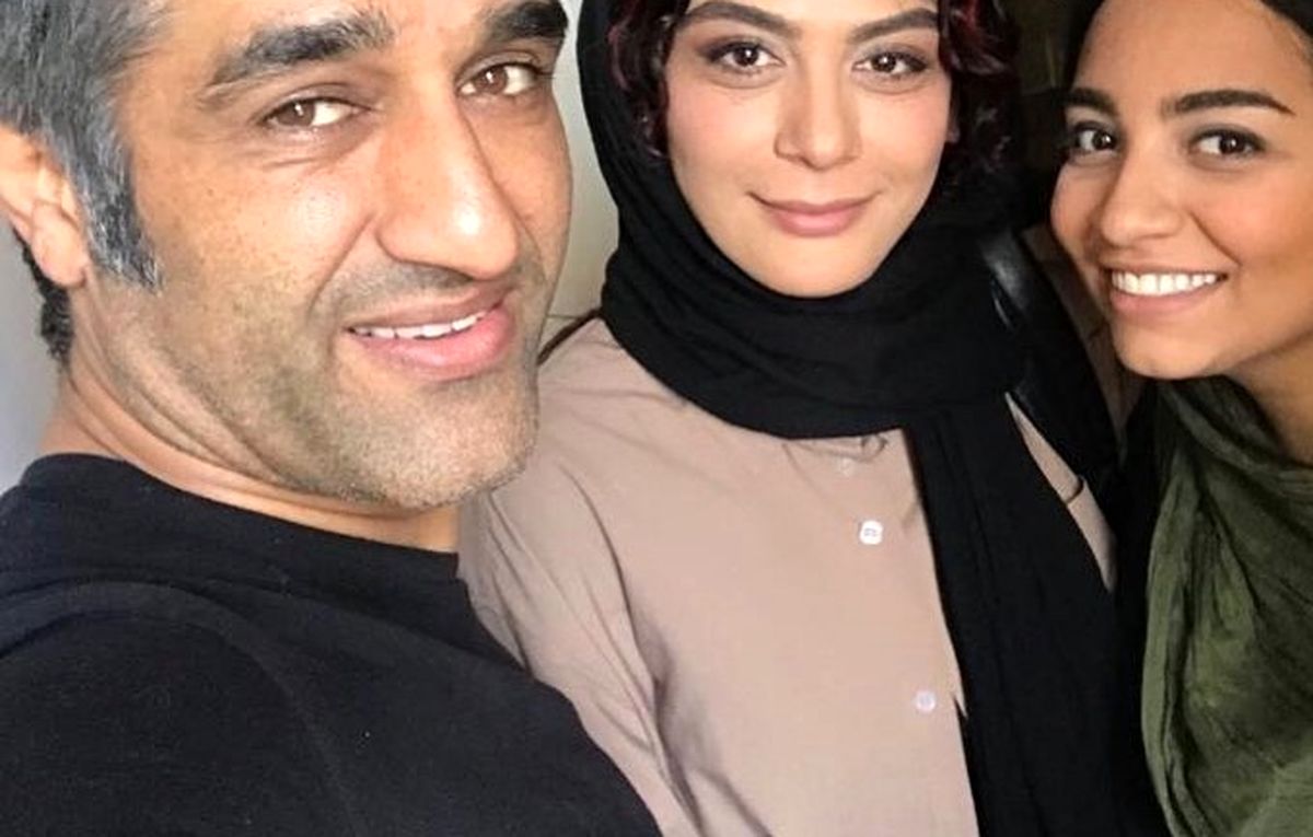 مارال فرجاد در کنار بازیگر نمکی موفق سینما+عکس