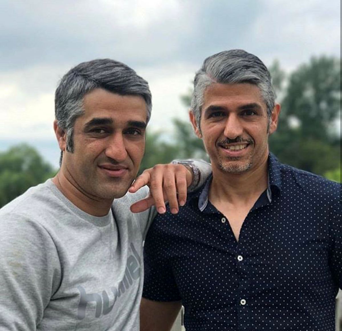 عکس پژمان جمشیدی و برادرش