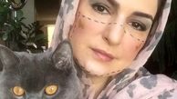 گربه سیاه خانم‌بازیگر + عکس