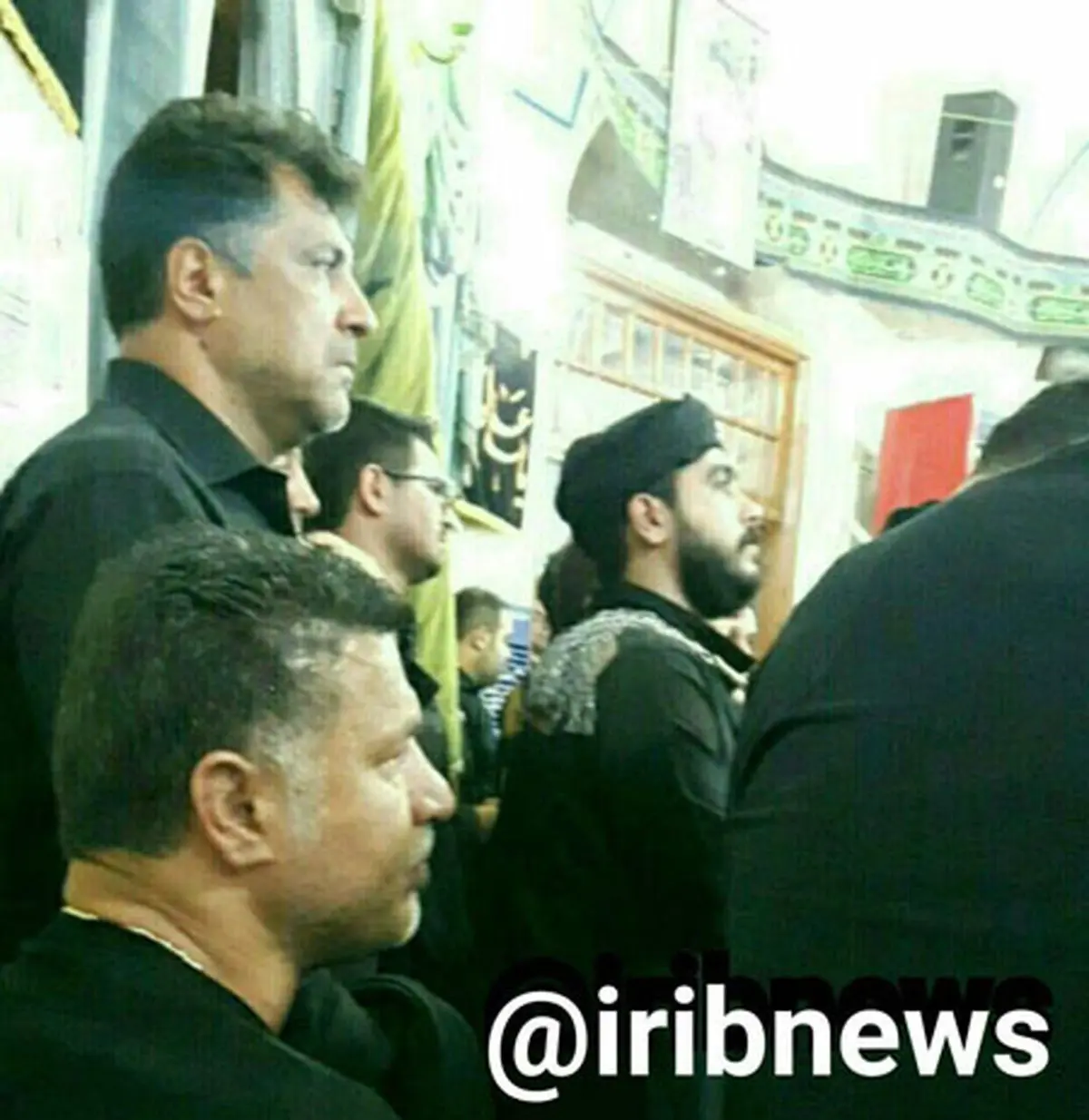 علی دایی در عزاداری شاه باغی/عکس