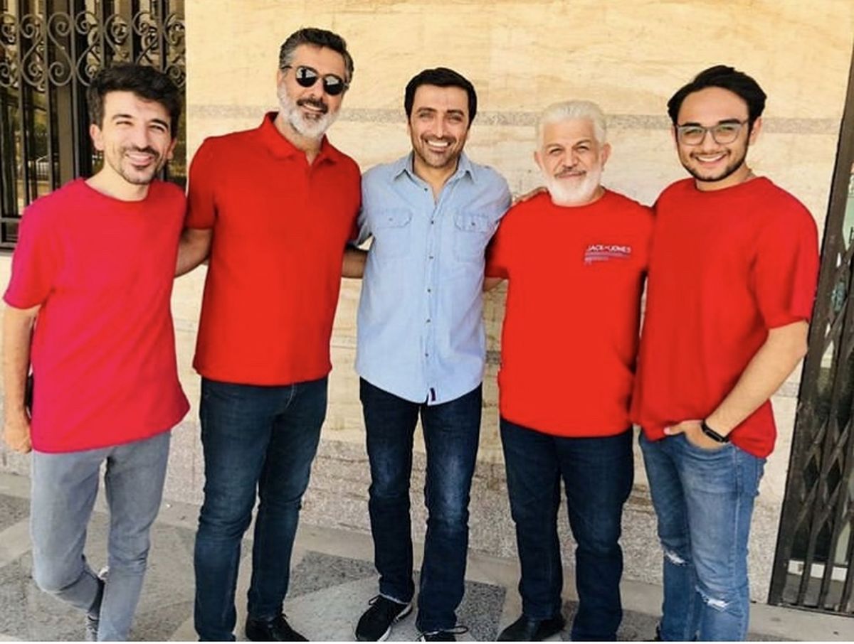 امین زندگانی و دوستان پرسپولیسی اش + عکی