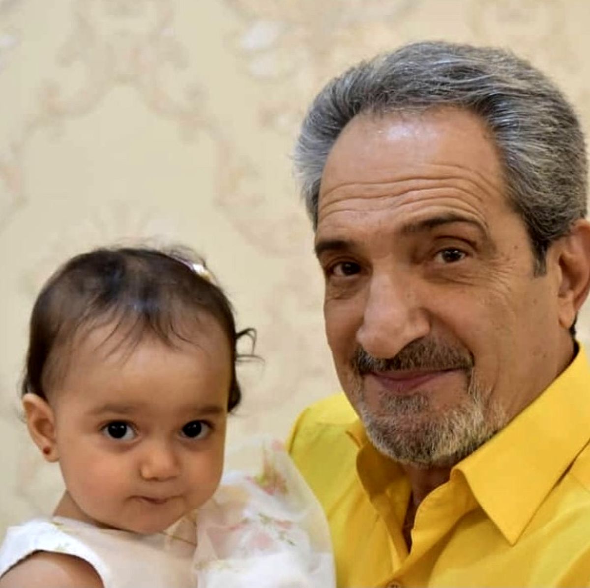 خشایار راد و نوه اش + عکس