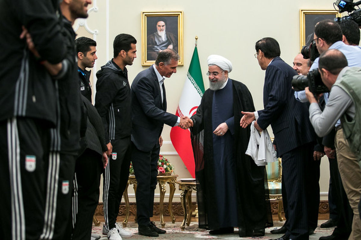  پیراهن شماره 12 تیم ملی فوتبال به روحانی رسید!
