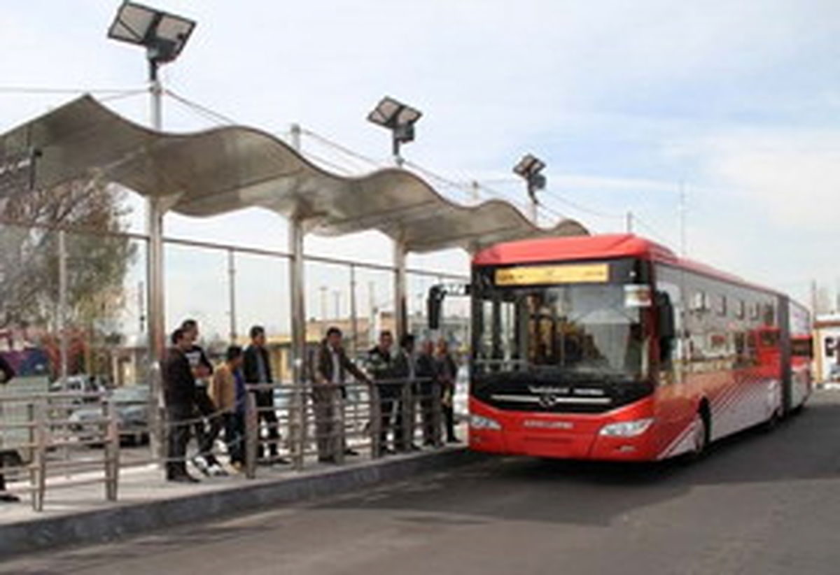 نصب نقشه‌های بریل در اتوبوس‌های BRT