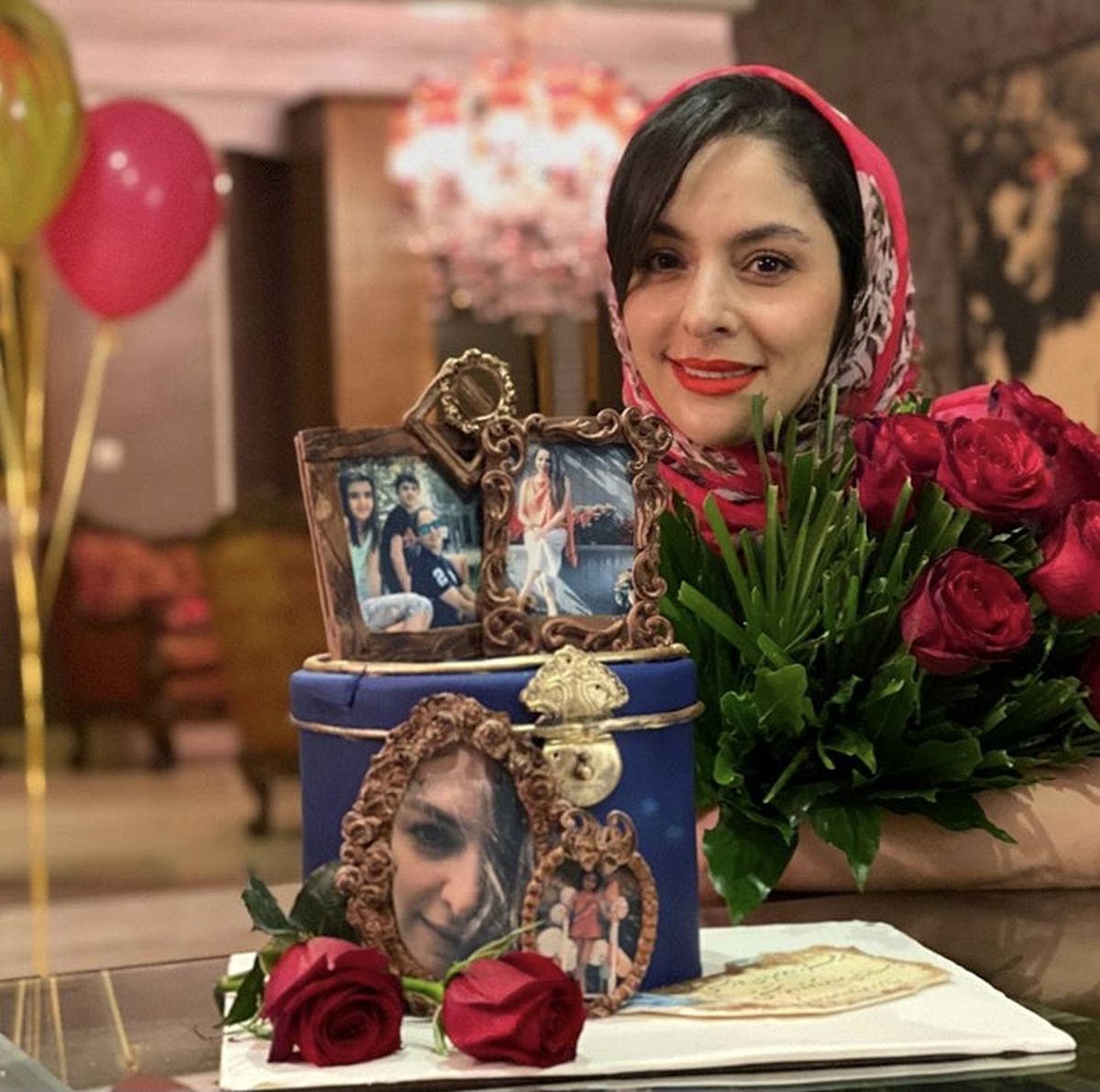 کیک تولد خاص مارال بنی آدم + عکس