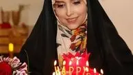 کیک تولد خاص خانم مجری خوش سر و زبان تلویزیون+عکس