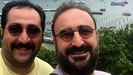 مهران احمدی و رفیق جدیدش در خارج+عکس