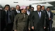 دیدار «بارزانی» با «مالکی» در بغداد