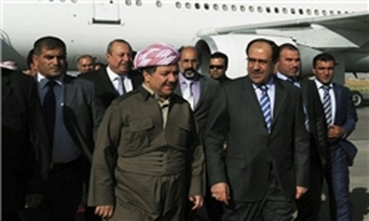 دیدار «بارزانی» با «مالکی» در بغداد