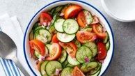 مضرات وحشتناک خوردن خیار و گوجه با هم